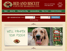 Tablet Screenshot of bedandbiscuit.biz